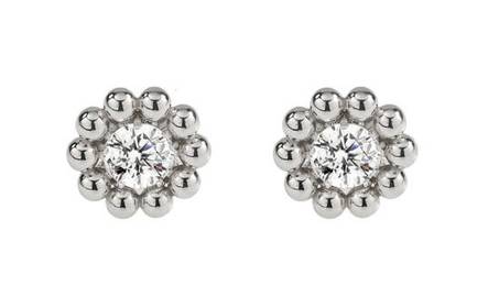 Lumoava Daisy hopeiset korvakorut L54228130000 - Lumoava korvakorut - L54228130000 - 1