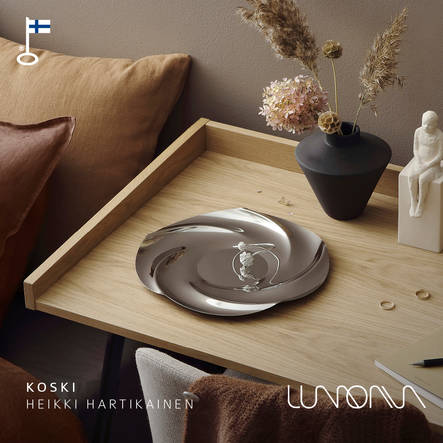 Lumoava Koski teräksinen tarjoiluvati L30206812000 - Lumoava koti - L30206812000 - 2