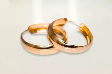 Kultaiset korvarenkaat 14k - Naisten korvakorut - 30090 - 1