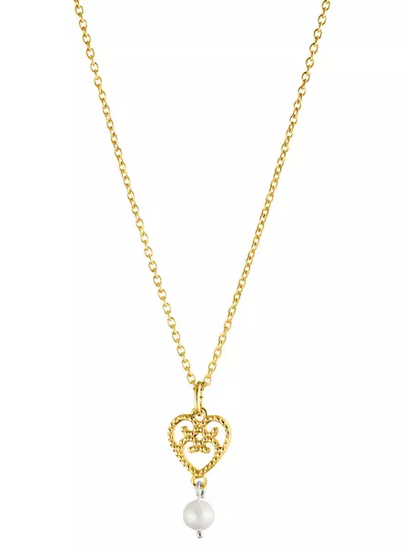 Lumoava Helmi kaulakoru kullattua hopeaa L66264144000 - Lumoava kaulakorut ja riipukset - L662641440 - 1