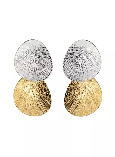 Lumoava Lily pienet korvakorut hopeaa ja kullattua hopeaa - Lumoava korvakorut - L54267900000 - 1