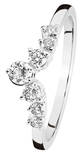 Kohinoor Tia valkokultainen timanttisormus 0,27ct 033-405V-27 - Timanttisormukset - 033-405V-27-170 - 1