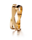 Lumoava Kaksin keltakultainen sormus 726100 - Kultasormukset - 726100-150 - 2