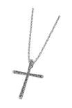 Risti ja ketju hopeaa /zirkonia kivillä 590906 - Ristit - 590906000 - 1