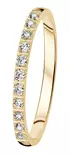 Kohinoor keltakultainen timanttisormus 9k 11x0,01ct LAB 039L-115K-11 - Timanttisormukset - 039L-115K-11-170 - 1