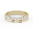 Kohinoor Flow keltakultainen timanttisormus 0,27ct 033-455K-27 - Timanttisormukset - 033-455K-27-170 - 2