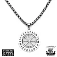 Northern Viking Jewelry "Shiny Vegvisir" teräksinen riipus NVJRS150 - Miesten kaulakorut - NVJRS150 - 1