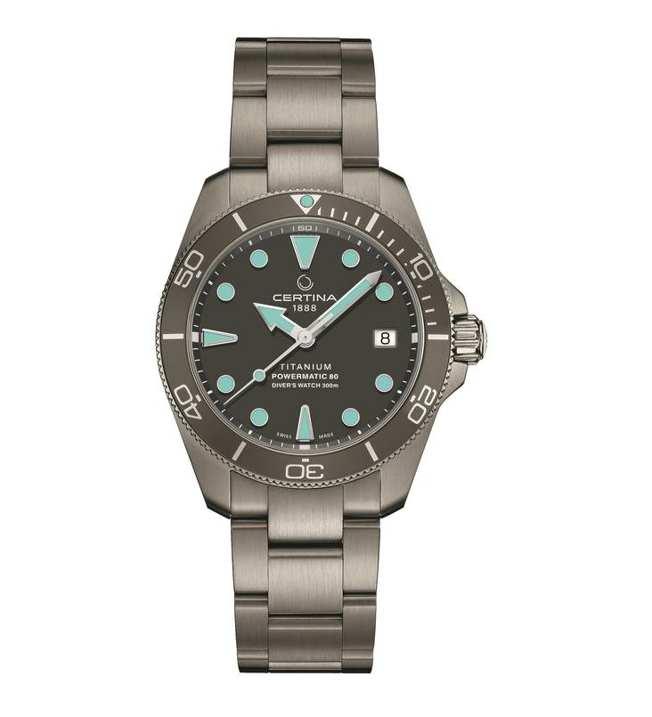 Certina DS Action Powermatic 80 Titan C032.807.44.081.00 - Miesten kellot - C0328074408100 - 2