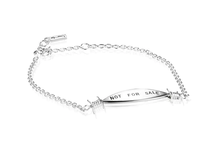 Efva Attling Not For Sale hopeinen rannekoru 14-100-01960 - Naisten rannekorut - 14-100-01960 - 1