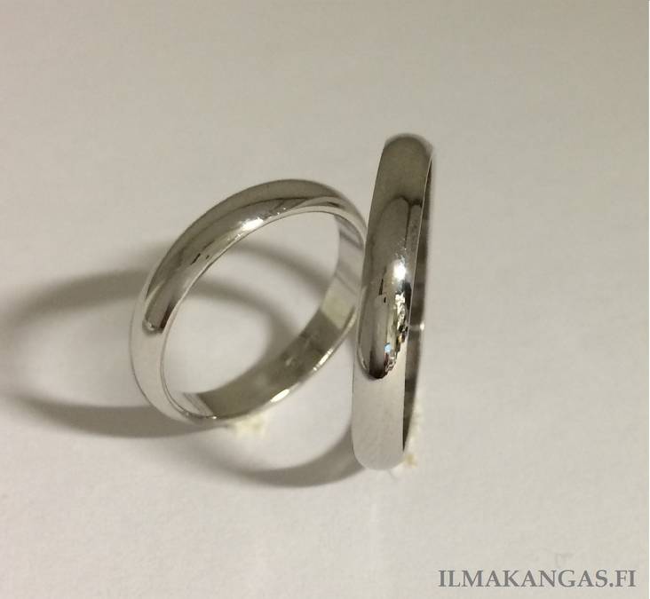 KIHLASORMUS 3MM VALKOKULTAA - Kihlasormukset - VK3150 - 1