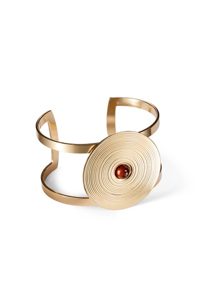 Kalevala Kosmos 6877 pronssinen rannekoru meripihkalla 3566770ME - Kalevala rannekorut - 3568770ME60 - 1