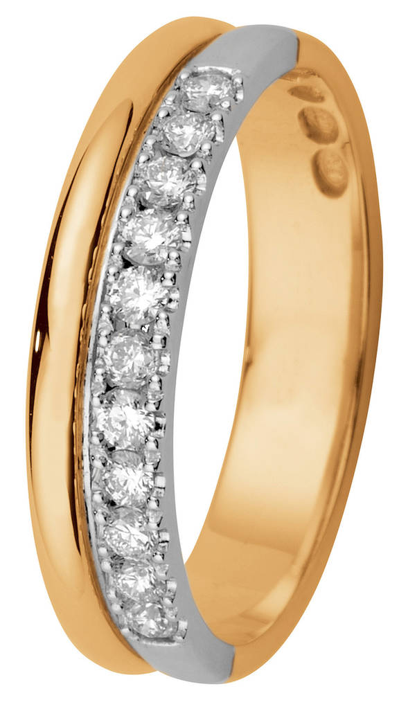 Kohinoor Madeleine keltakultainen timanttisormus 0,22ct 033-216-22 - Timanttisormukset - 033-216-22-160 - 1