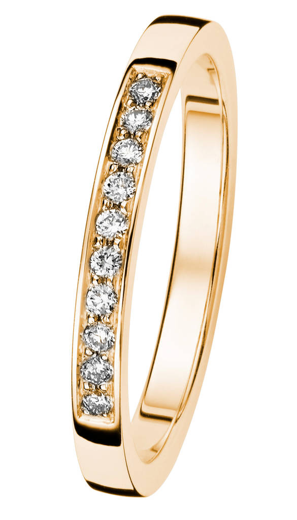 Kohinoor Stella keltakultainen timanttisormus 0,10ct 033-240-10 - Timanttisormukset - 033-240-10-160 - 1