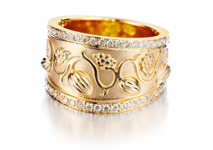 Lumoava Eden keltakultainen timanttisormus 724530 - Timanttisormukset - 724530-150 - 1