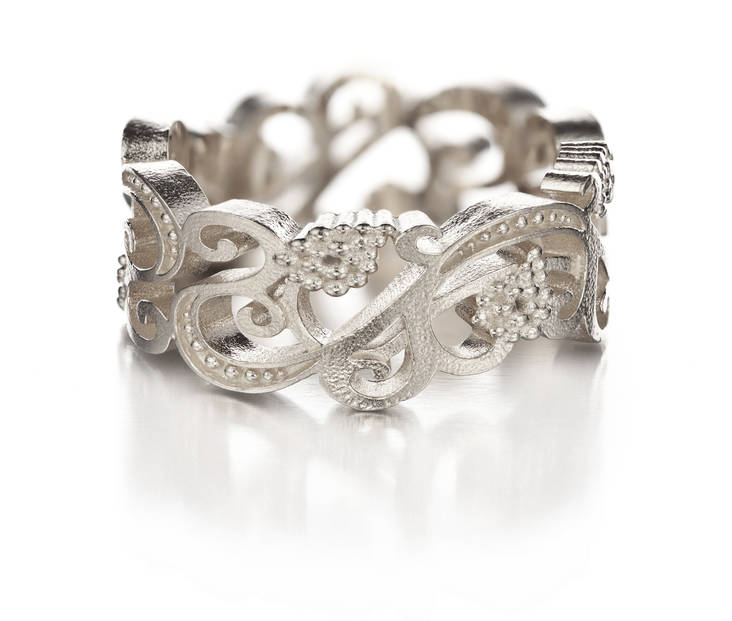 Lumoava Eden valkokultainen sormus 824400 - Kultasormukset - 824400-150 - 1