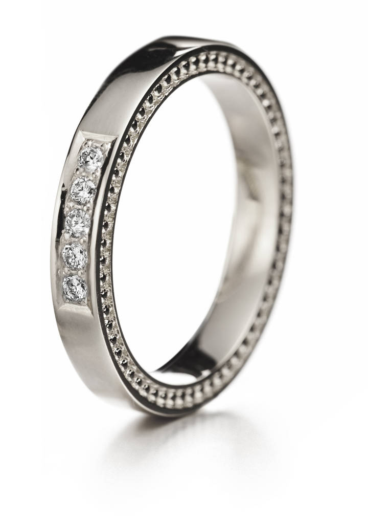 Lumoava Tahdon valkokultainen timanttisormus 823330 - Timanttisormukset - 823330-160 - 1