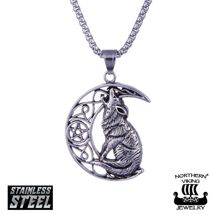 MOON WOLF RIIPUS - Miesten kaulakorut - NVJRS100 - 1