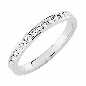 Sandberg Kassiopeia II V-210w valkokultainen timanttisormus 0,24ct - Timanttisormukset - V-210W-160 - 1