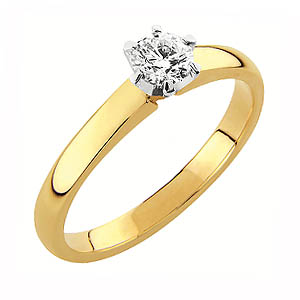 Sandberg Kuunsäde V-15 keltakultainen timanttisormus 0,23ct - Timanttisormukset - V-15-160 - 1