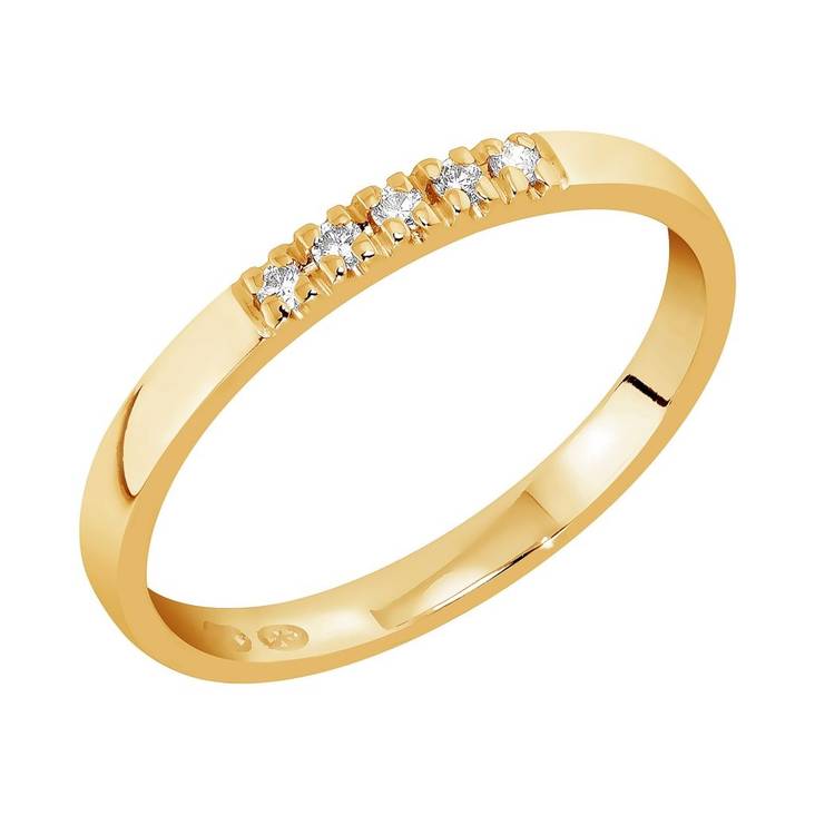 Sandberg Toivomuslähde I V-720-5K timanttisormus 0,05 ct - Timanttisormukset - V-720-5K-160 - 1