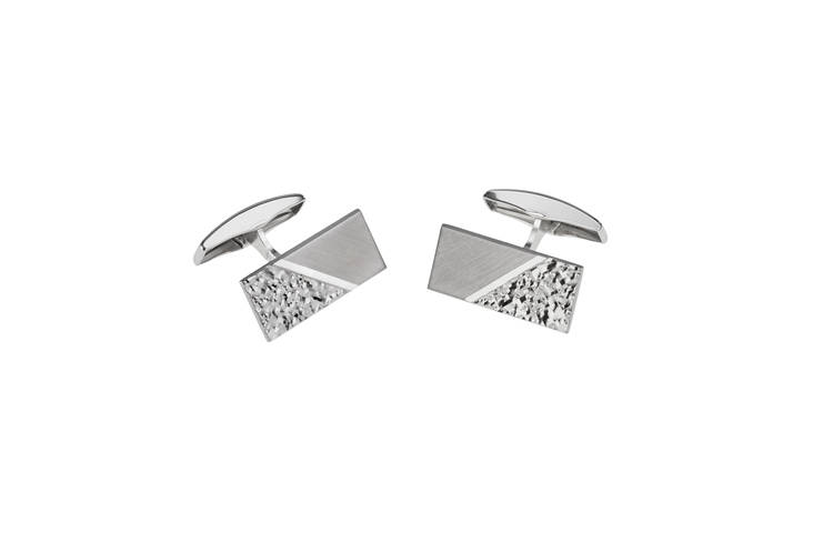 Saurum Hopeiset kalvosinnapit SA465000000 ,Nikkelitön, 21 x 10mm - Miesten korut - SA465000000 - 1