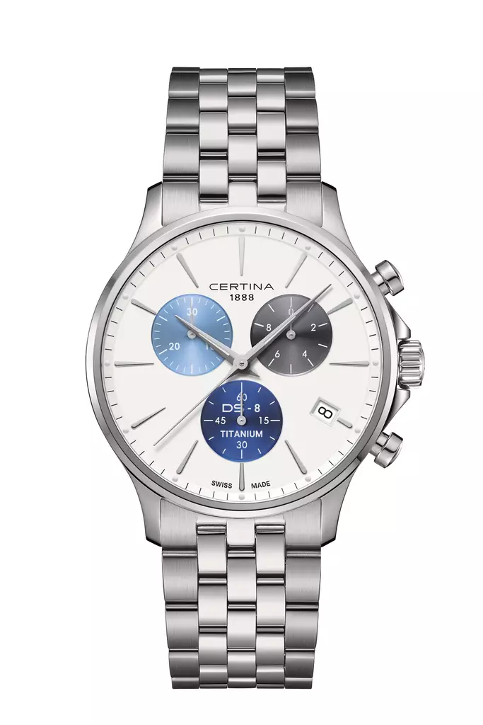 Certina DS8 miesten titaanikuorinen chrono kello C045.417.44.011.00 - Miesten kellot - C0454174401100 - 1