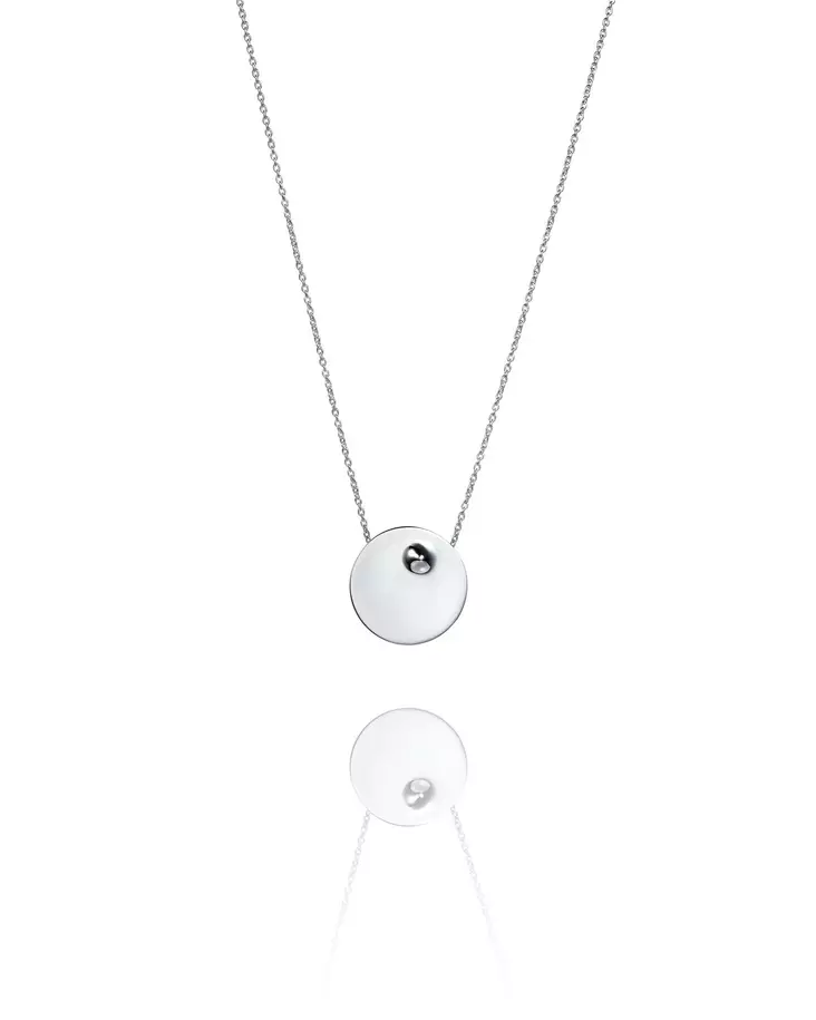 Efva Attling Bumper hopeinen kaulakoru 10-100-02230 - Naisten kaulakorut - 10-100-02230 - 1