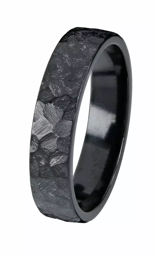 Kohinoor Duetto Rock zirkonium sormus 006-807 - Titaani-ja terässormukset - 006-807-200 - 1