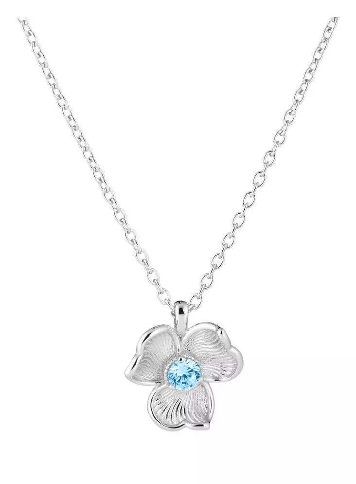 Lumoava Anna riipus vaaleansinisellä kivillä, hopeaa - Lumoava kaulakorut ja riipukset - L56263840000 - 1