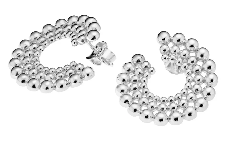 Lumoava Aika hopeiset korvarenkaat L54254220000 - Lumoava korvakorut - L54254220000 - 1