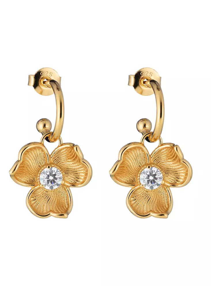 Lumoava Anna korvakorut kullattua hopeaa - Lumoava korvakorut - L64263813000 - 1