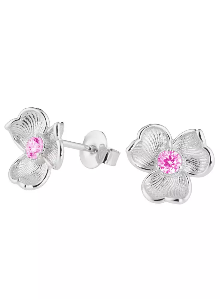 Lumoava Anna korvakorut pinkillä kivillä - Lumoava korvakorut - L54263850000 - 1