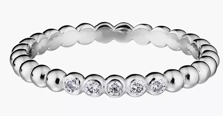 Lumoava Ikuisuus valkokultainen timanttisormus 5x0,02ct L822646300000 - Lumoava kihla- ja vihkisormukset - L822646300150 - 1