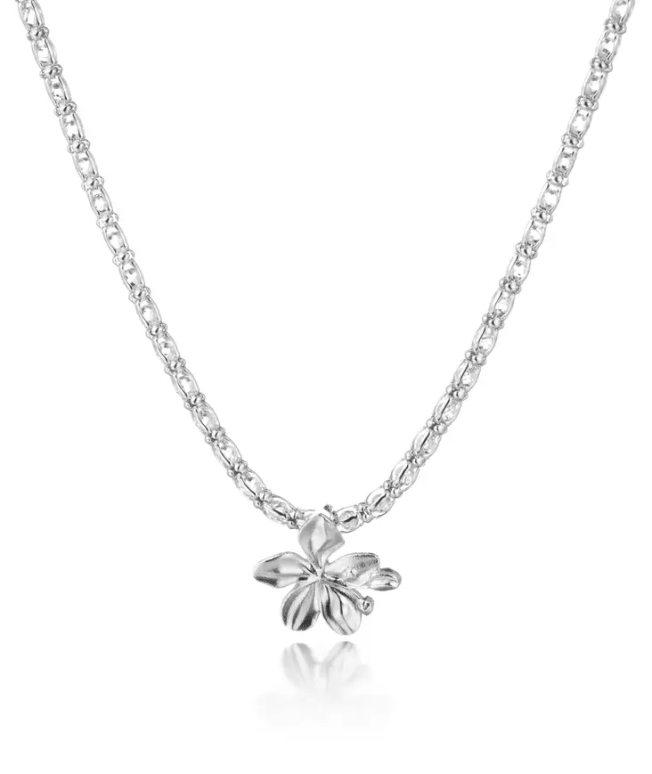 Lumoava Liza x MIELI ry hopeinen kaulakoru L56249700450 - Lumoava kaulakorut ja riipukset - L56249700450 - 1