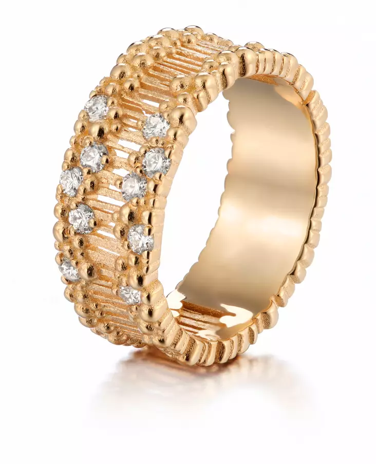 Lumoava Tiara keltakultainen timanttisormus 10 x 0,03ct L72241430000 - Lumoava kihla- ja vihkisormukset - L72241430150 - 1