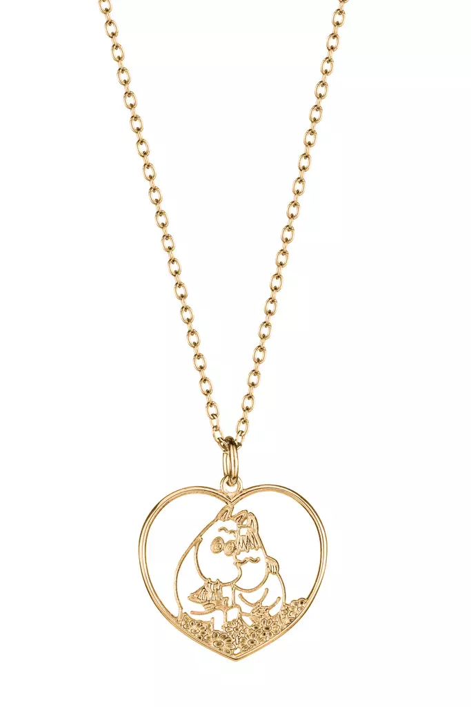 Lumoava x Moomin Rakkaus riipus kullattua hopeaa MO661620000 - Muumikorut - MO661620000 - 1