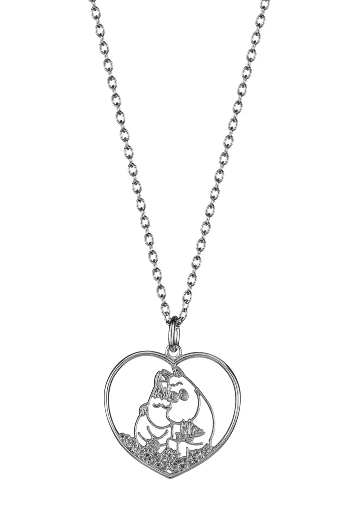 Lumoava x Moomin Rakkaus sydän riipus hopeaa MO561620000 - Naisten kaulakorut - MO561620000 - 1