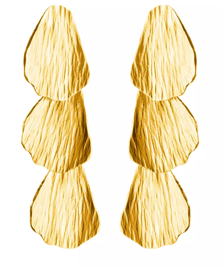 Lumoava Yölento korvakorut kullattua hopeaa L64248510000 - Lumoava korvakorut - L64248510000 - 1