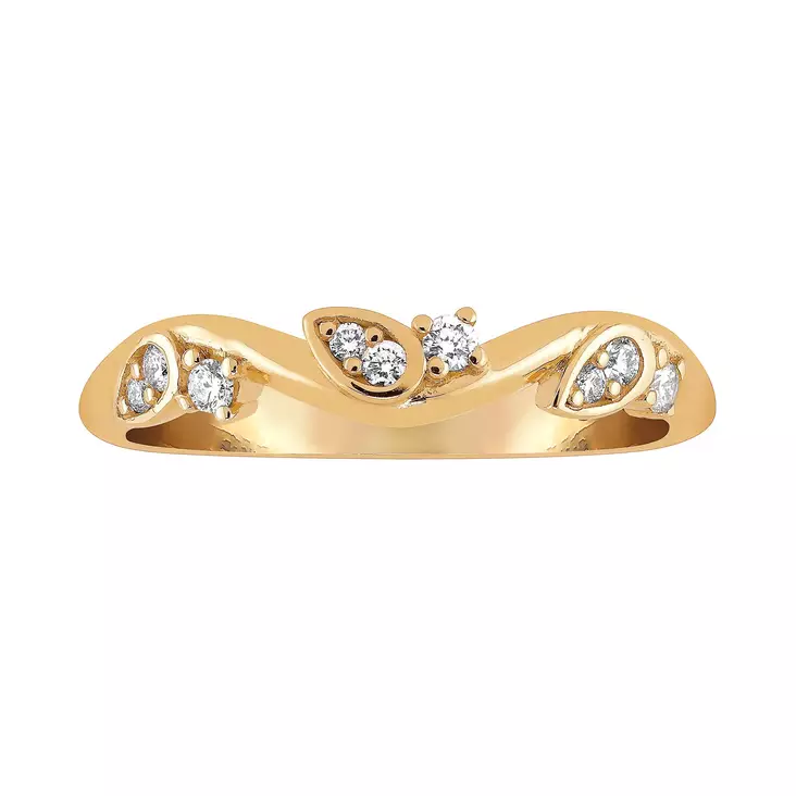 Sandberg Elämänlanka S-60k timanttisormus 0,11ct - Timanttisormukset - S-60K-160 - 1