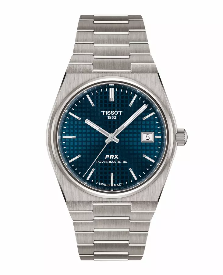 TISSOT PRX Powermatic 80, 38mm titaani rannekello T137.807.44.041.00 - Miesten kellot - T1378074404100 - 1