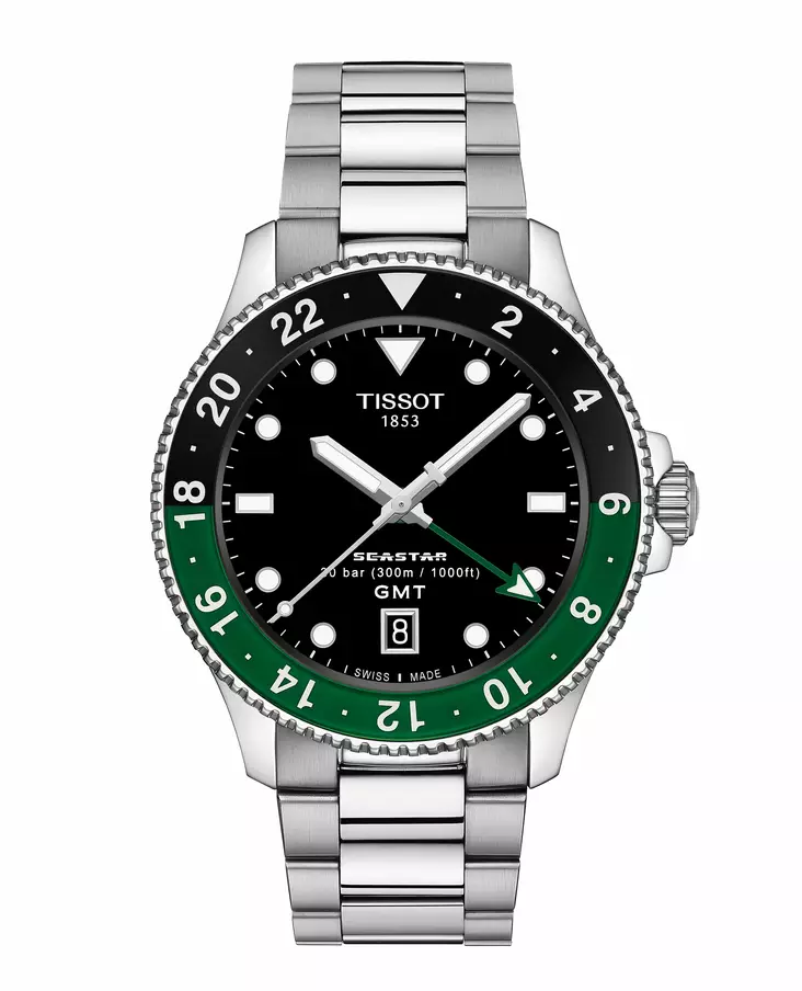 Tissot Seastar 1000 quartz GMT miesten rannekello T120.852.11.051.00 - Miesten kellot - T1208521105100 - 1