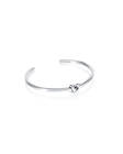 Efva Attling Love knot cuff hopeinen rannerengas 14-100-02171 - Naisten rannekorut - 14-100-02171 - 1