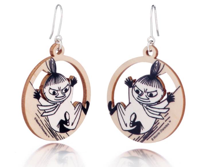 Lumoava X MOOMIN Seikkailu puukorvakorut MV502300001 - Muumikorut - MV502300001 - 1