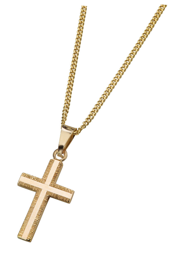 Ristiriipus kultaa 706100 ilman ketjua - Ristit - 7061 - 1