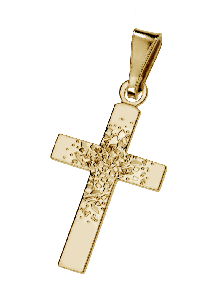 Ristiriipus kultaa 707100000 ilman ketjua - Ristit - 7071 - 1