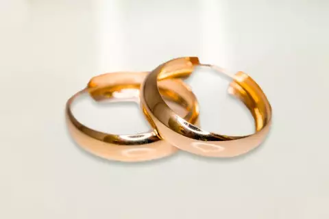 Kultaiset korvareankaat 14k - Naisten korvakorut - 30091 - 1