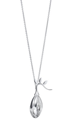 Efva Attling Freesia Pendant hopeinen riipus 1-100-02082 - Naisten korut - 11-100-02082 - 1