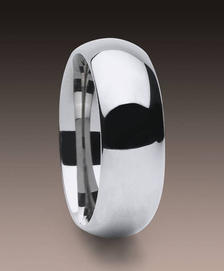 TITAANI JA TUNGSTEN SORMUS TI&TU018 7,7MM - Titaani-ja terässormukset - TITU01862 - 1