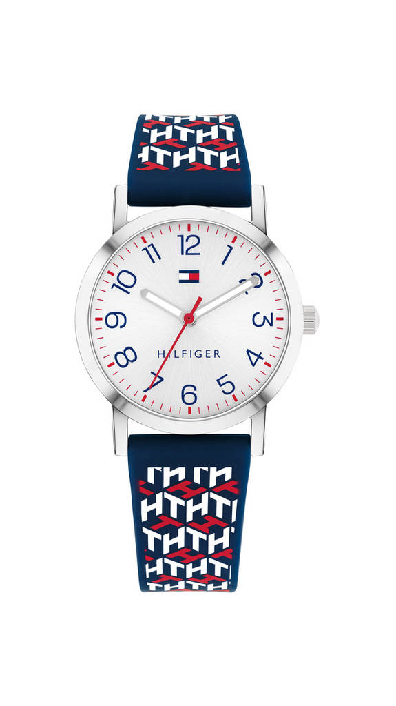 Tommy Hilfiger tyttöjen teräksinen rannekello silikonirannekkeella TH1720022 - Lasten kellot - TH1720022 - 1