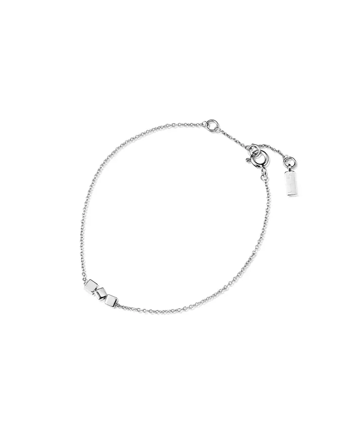 Efva Attling Dice hopeinen rannekoru 14-100-02212 - Naisten rannekorut - 14-100-02212 - 1